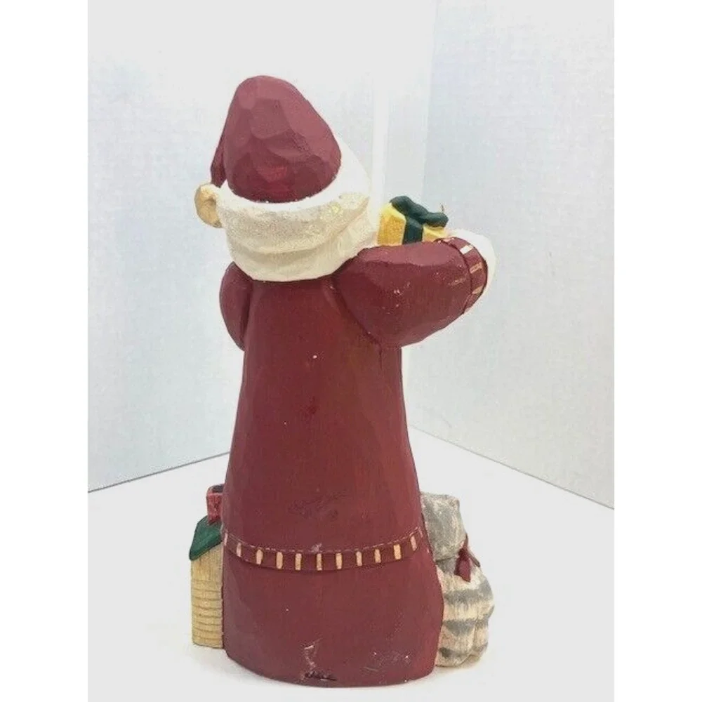 Vtg Midwest Of Cannon Falls Santa Stocking Figurine‎ w/ Toys & Cats Eddie Walker